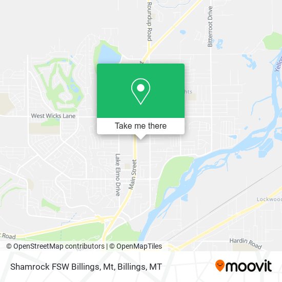 Shamrock FSW Billings, Mt map