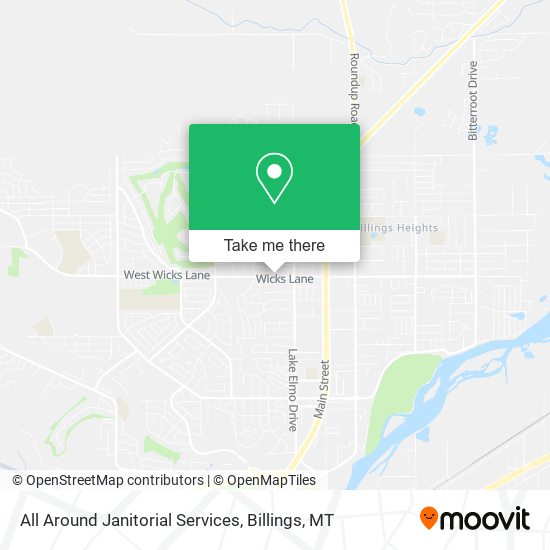 Mapa de All Around Janitorial Services