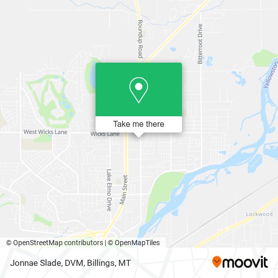 Mapa de Jonnae Slade, DVM