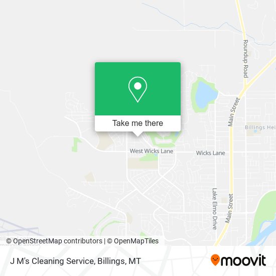 Mapa de J M's Cleaning Service