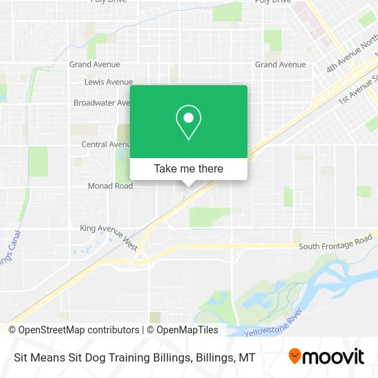 Sit Means Sit Dog Training Billings map