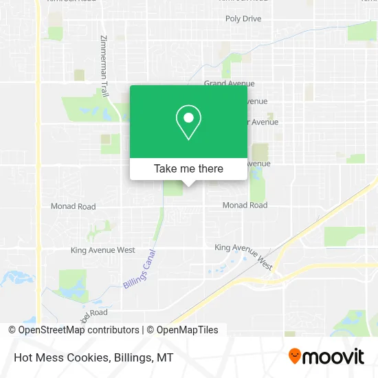Hot Mess Cookies map