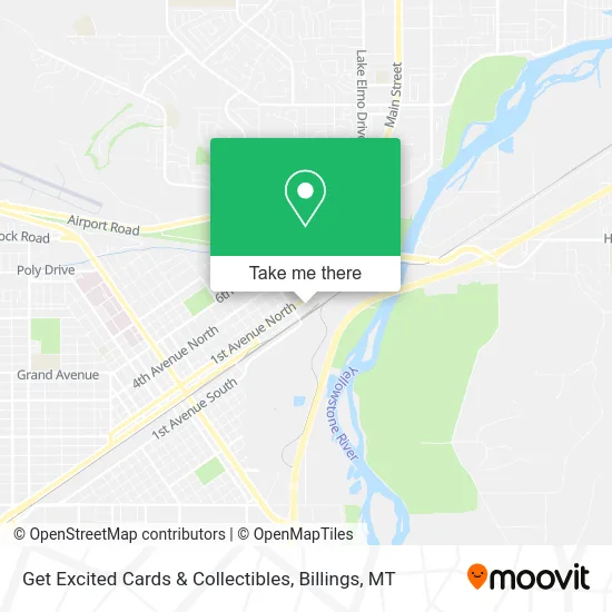 Get Excited Cards & Collectibles map