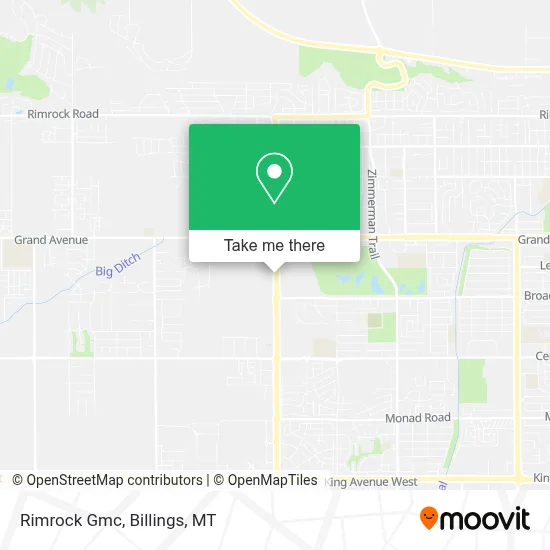 Rimrock Gmc map