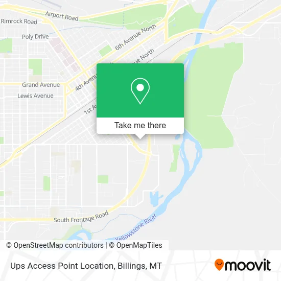 Ups Access Point Location map