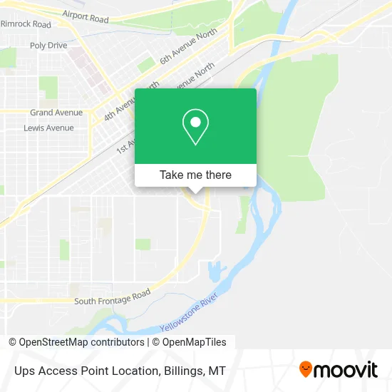 Ups Access Point Location map