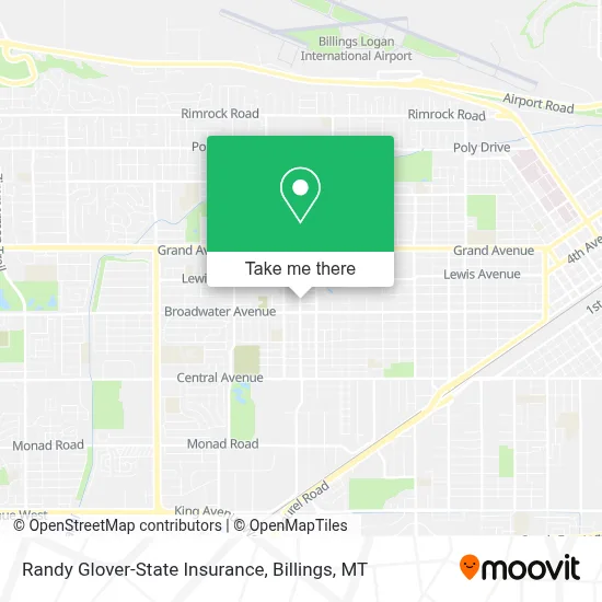 Randy Glover-State Insurance map