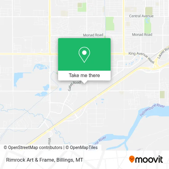Rimrock Art & Frame map