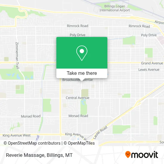 Reverie Massage map