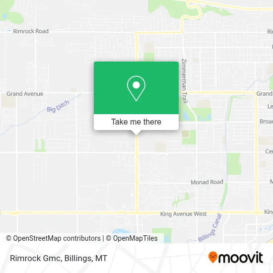 Rimrock Gmc map