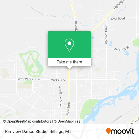 Rimview Dance Studio map