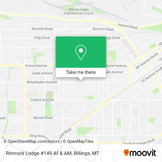 Rimrock Lodge #149 Af & AM map