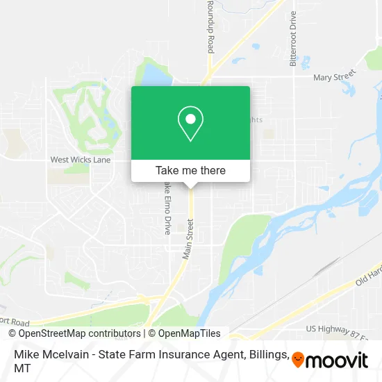 Mike Mcelvain - State Farm Insurance Agent map