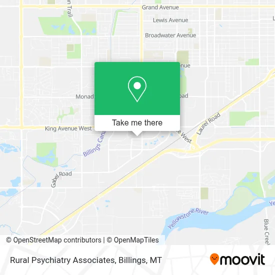 Rural Psychiatry Associates map