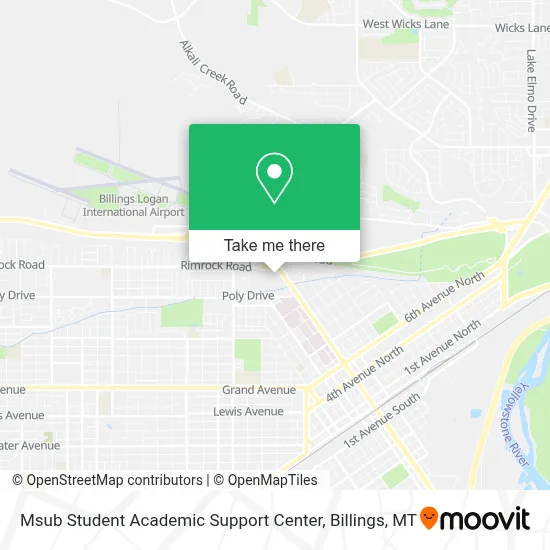 Msub Student Academic Support Center map