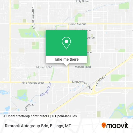 Rimrock Autogroup Bdc map