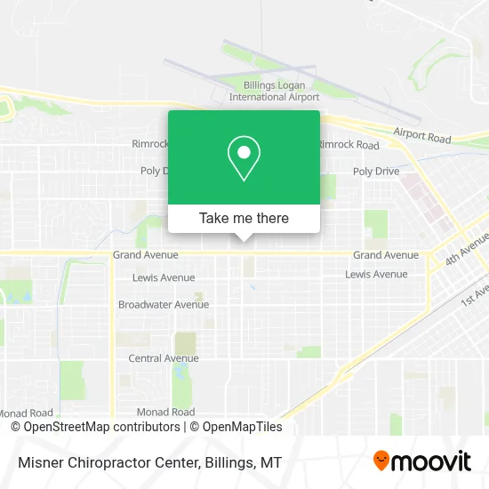 Misner Chiropractor Center map
