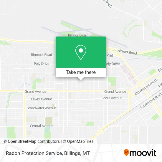 Radon Protection Service map