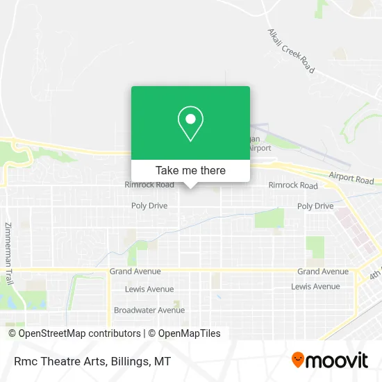 Rmc Theatre Arts map