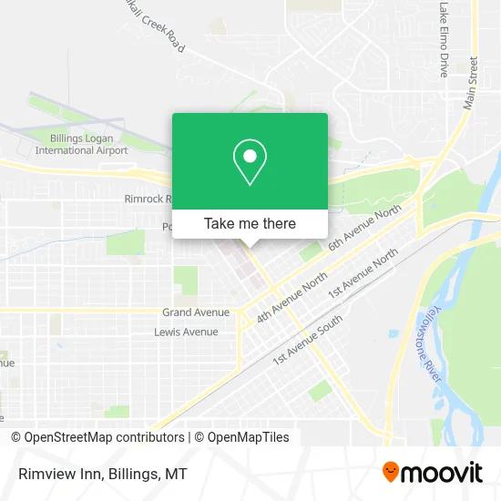 Rimview Inn map