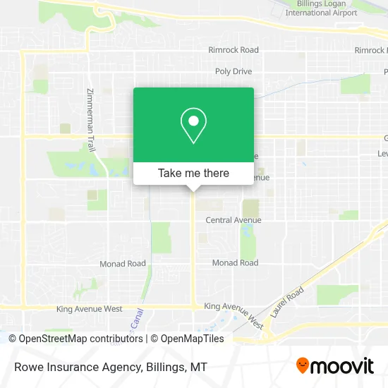 Rowe Insurance Agency map