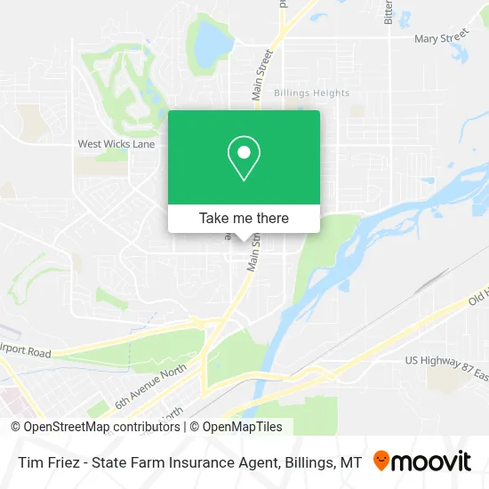 Tim Friez - State Farm Insurance Agent map