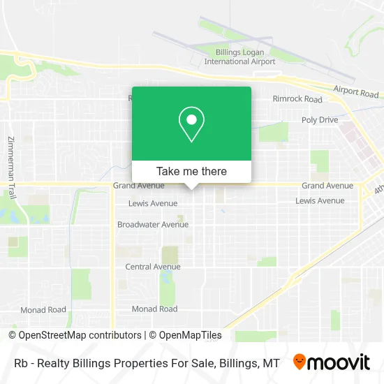Rb - Realty Billings Properties For Sale map