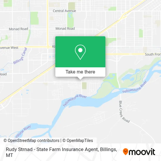 Rudy Strnad - State Farm Insurance Agent map