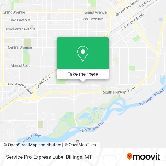 Service Pro Express Lube map