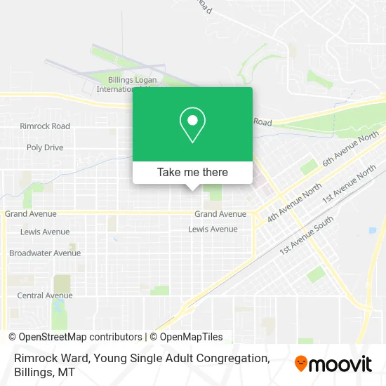 Rimrock Ward, Young Single Adult Congregation map
