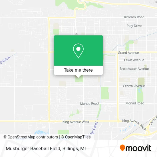 Musburger Baseball Field map