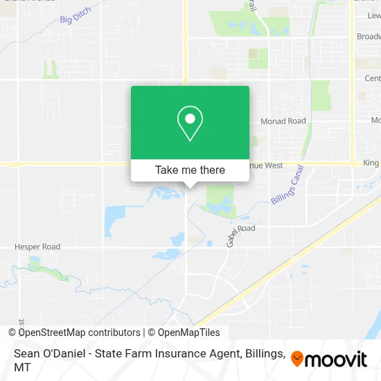Sean O'Daniel - State Farm Insurance Agent map
