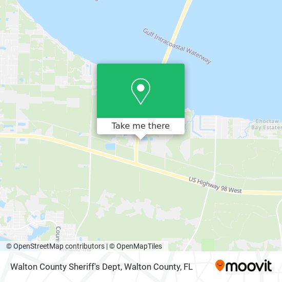 Walton County Sheriff's Dept map