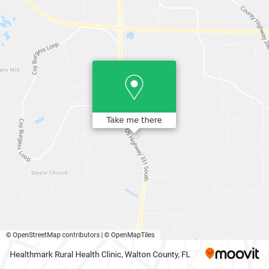 Mapa de Healthmark Rural Health Clinic