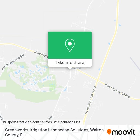 Greenworks Irrigation Landscape Solutions map