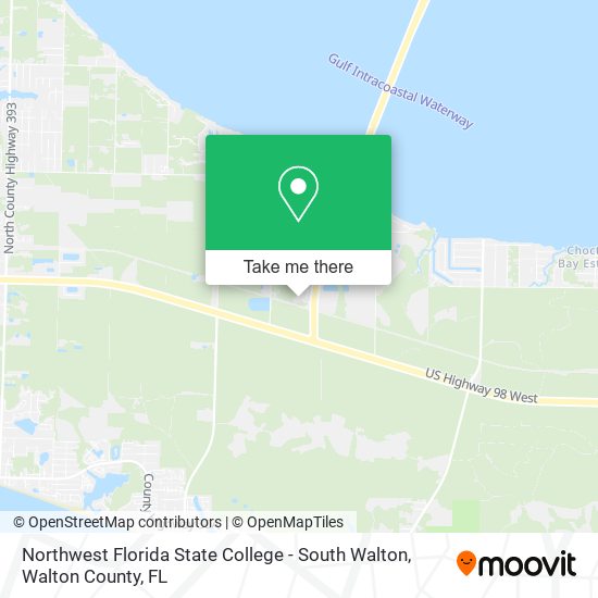 Northwest Florida State College - South Walton map