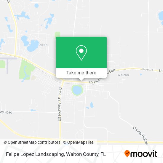 Felipe Lopez Landscaping map