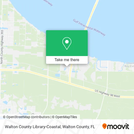 Walton County Library-Coastal map
