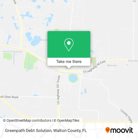 Greenpath Debt Solution map