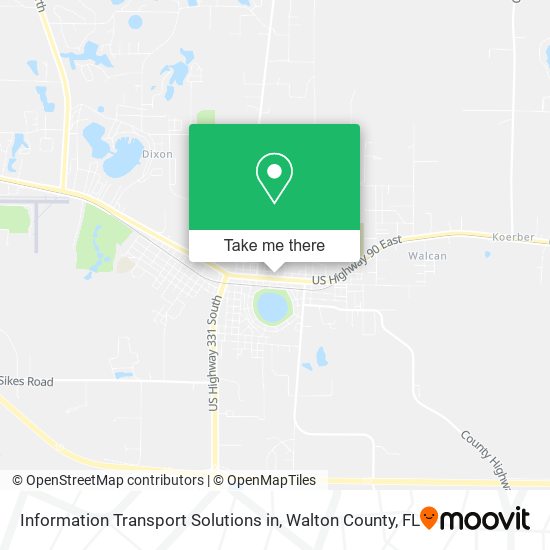 Information Transport Solutions in map