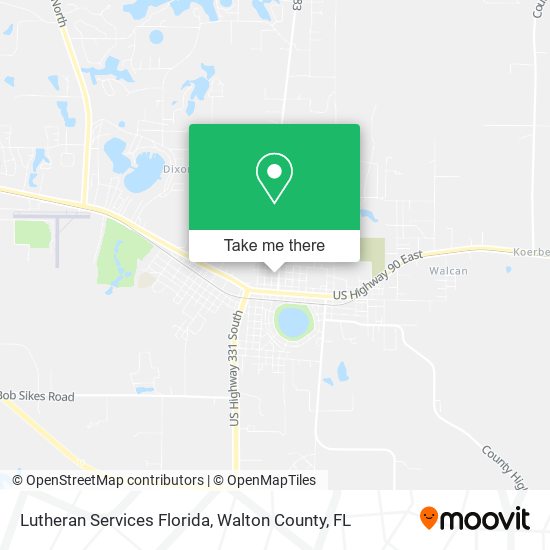 Mapa de Lutheran Services Florida