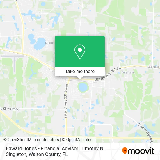 Edward Jones - Financial Advisor: Timothy N Singleton map
