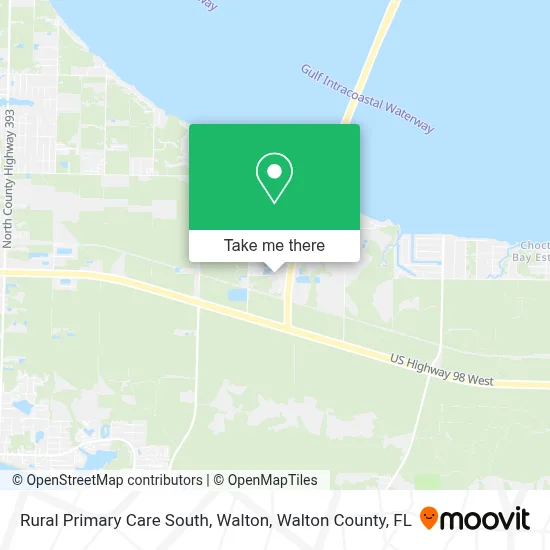 Rural Primary Care South, Walton map