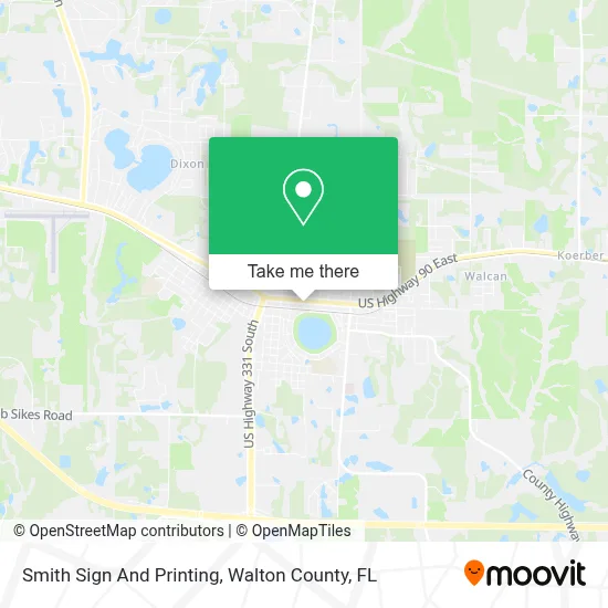Smith Sign And Printing map
