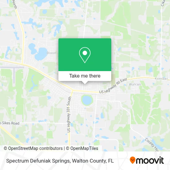 Spectrum Defuniak Springs map