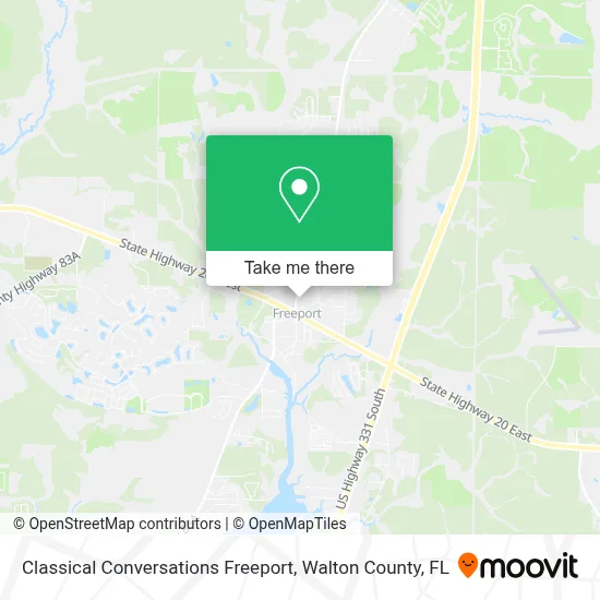 Classical Conversations Freeport map