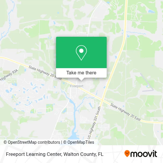 Freeport Learning Center map