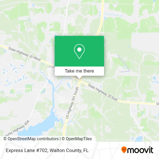 Express Lane #702 map