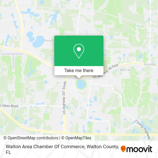 Walton Area Chamber Of Commerce map