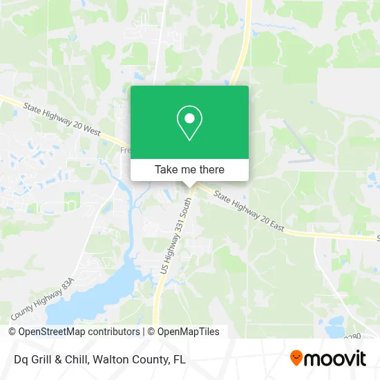 Dq Grill & Chill map